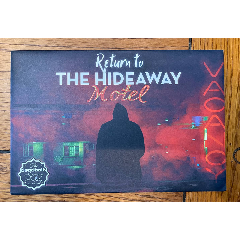 Deadbolt Mystery Society Game - RETURN TO THE HIDEAWAY MOTEL - NEW!